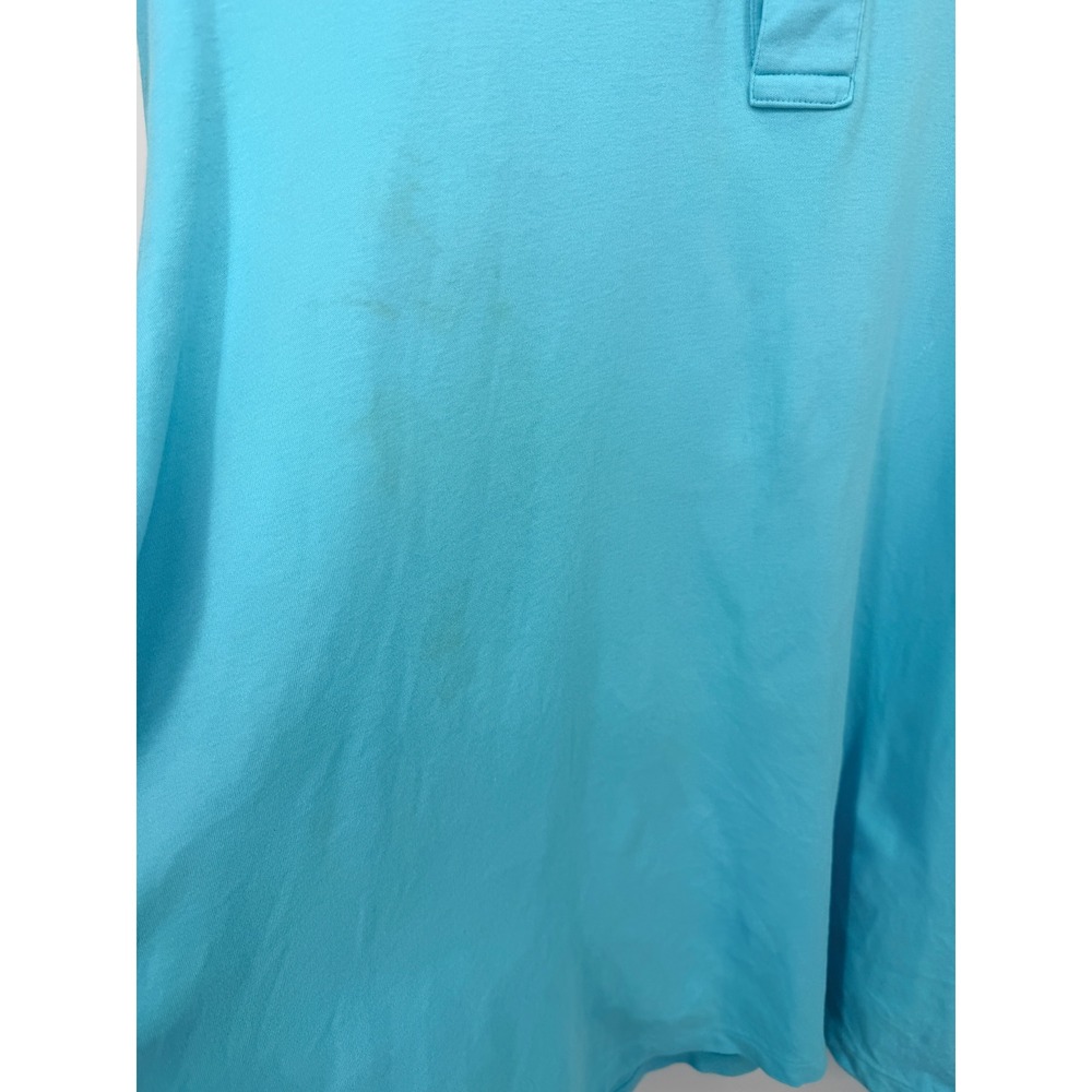 Polo Ralph Lauren Polo Shirt Men 2XLT Blue Short Sleeve Pink Pony Tall - Picture 10 of 12